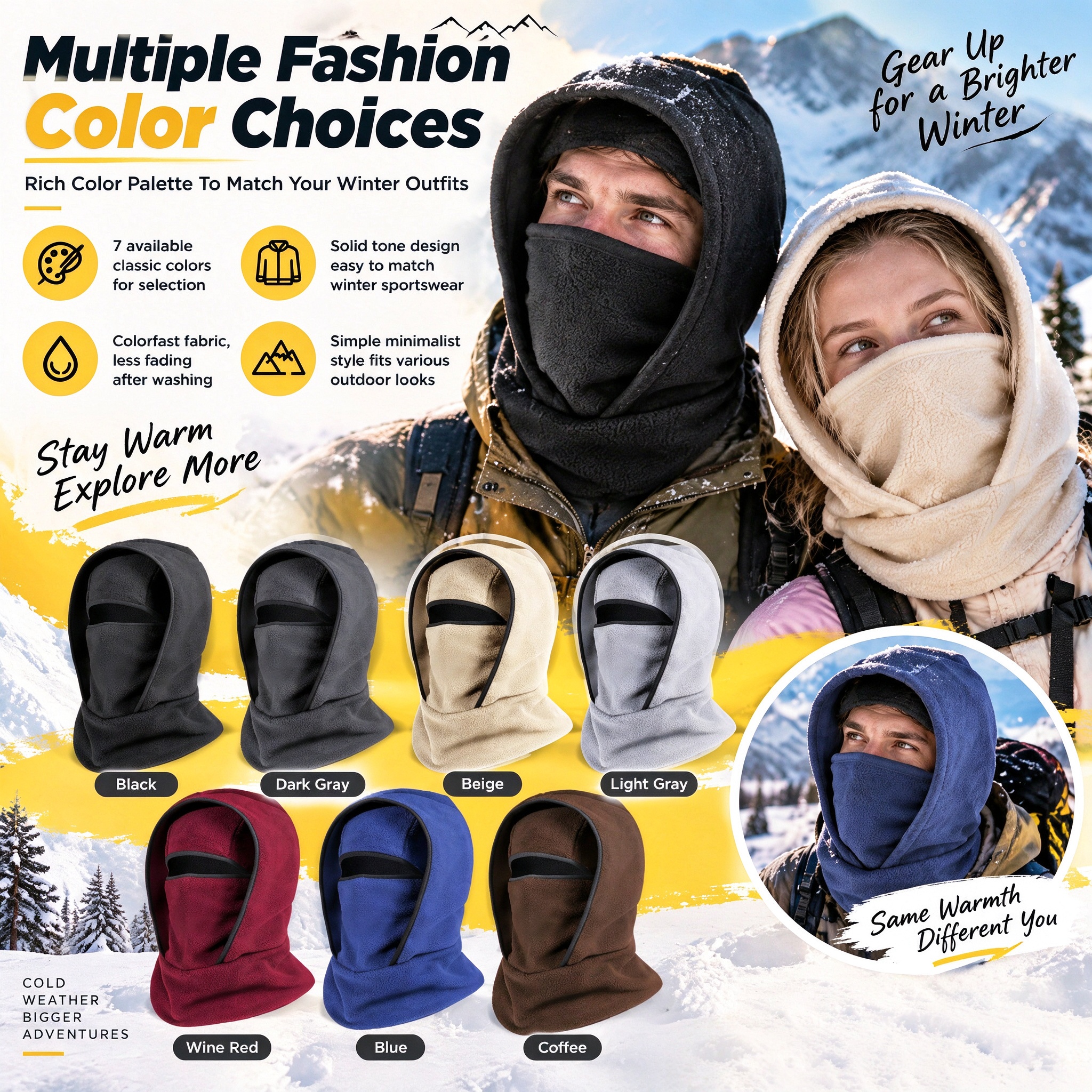 ⏳LAST DAY SALE 50% OFF!!❄️Winter All-In-One Scarf Ear Cover Warm Balaclava