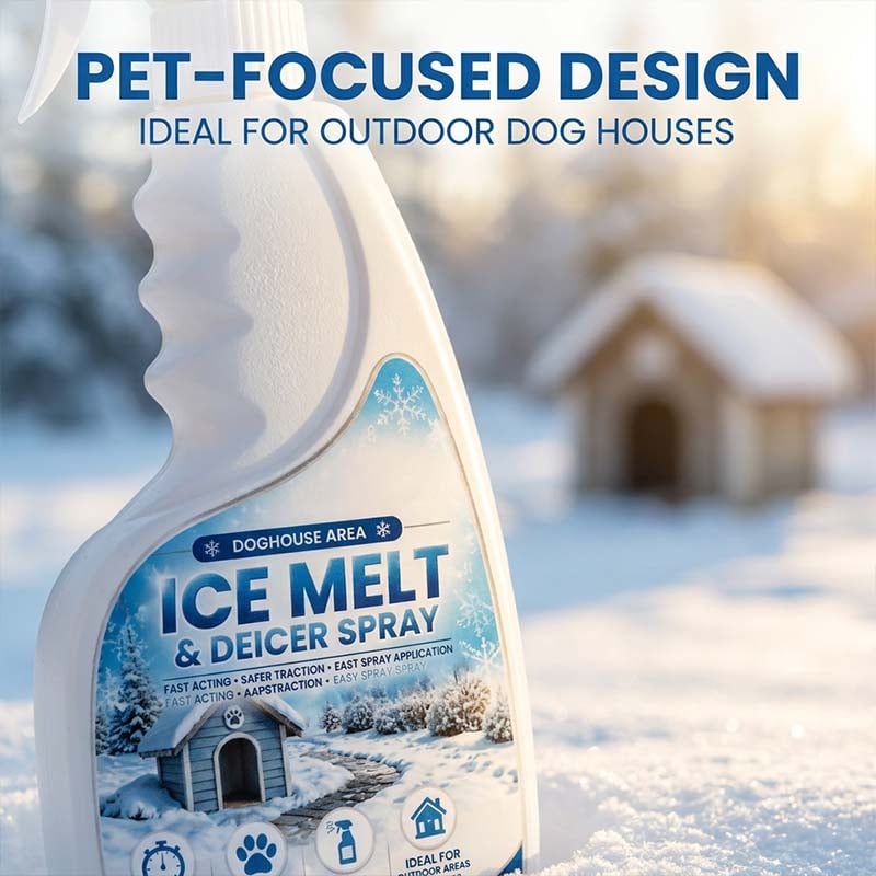 Outdoor Ice and Snow Melting Spray