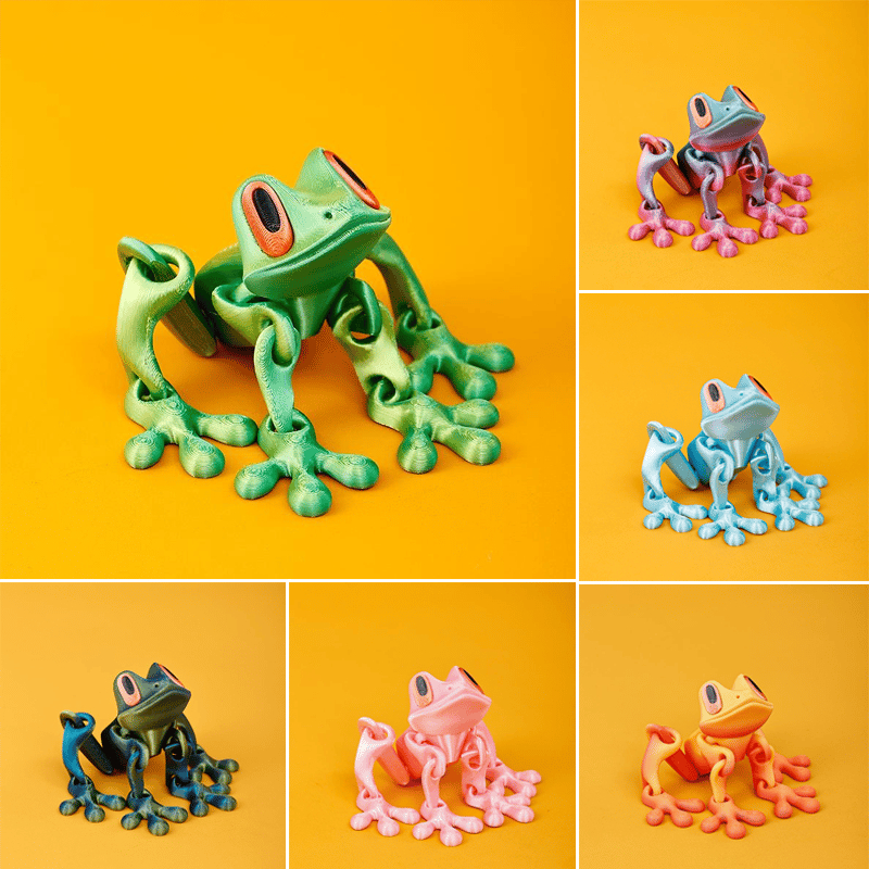 3D Printed Magnetic Frog Toy