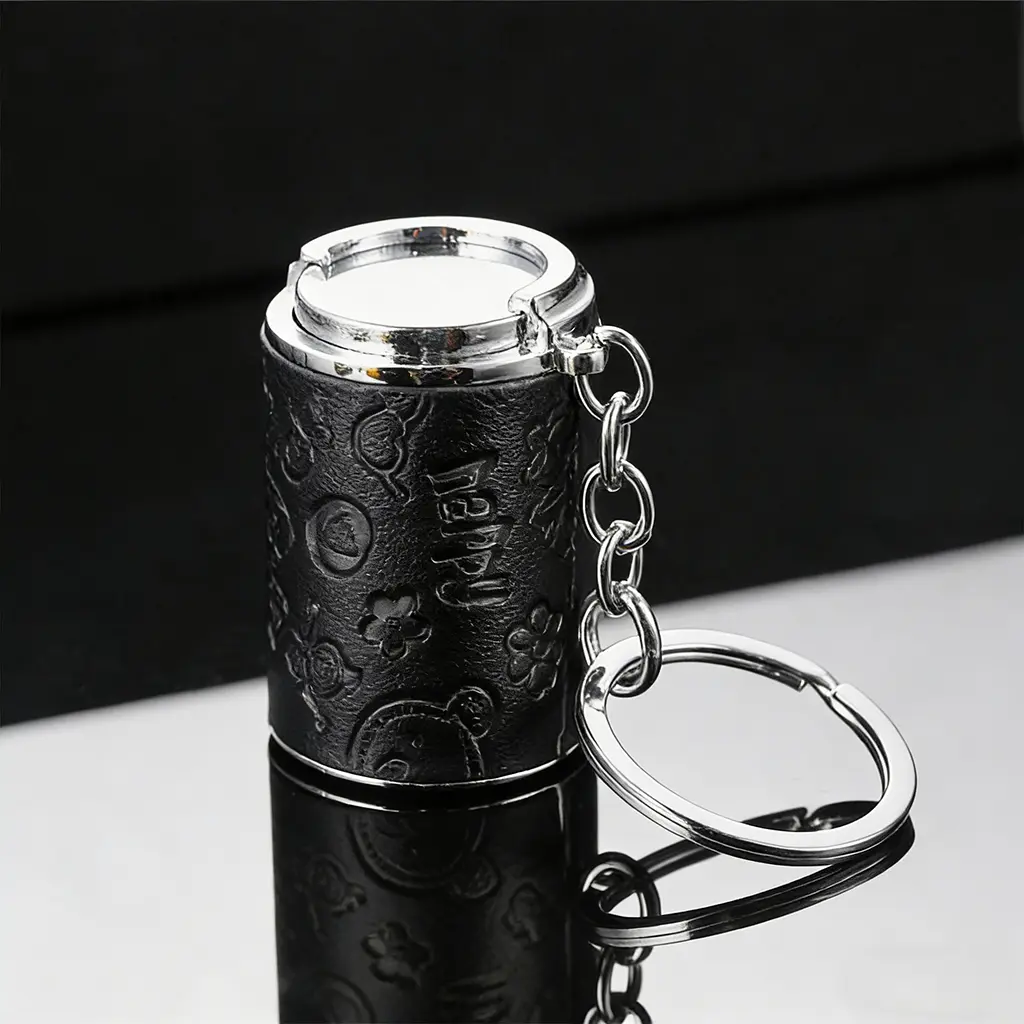 Mini Coin Bank 2-in-1 Fidget Stress Relief & Portable Coin Storage Loose Change Holder Secure Snap Closure Keychain Perfect for Daily Carry Satisfying Coin Drop Feel Piggy Bank