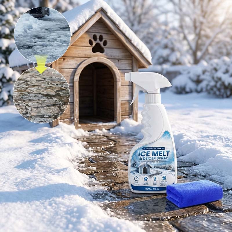 Outdoor Ice and Snow Melting Spray
