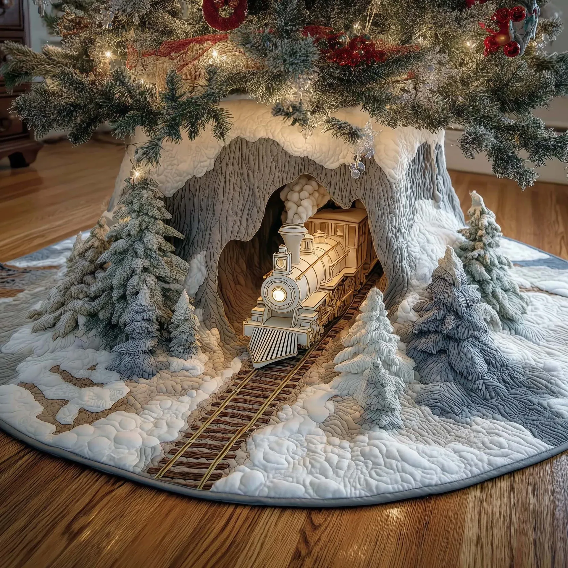 🎄✨ Christmas Special 50% OFF–🎅3D Optical Illusion Christmas Tree Skirt