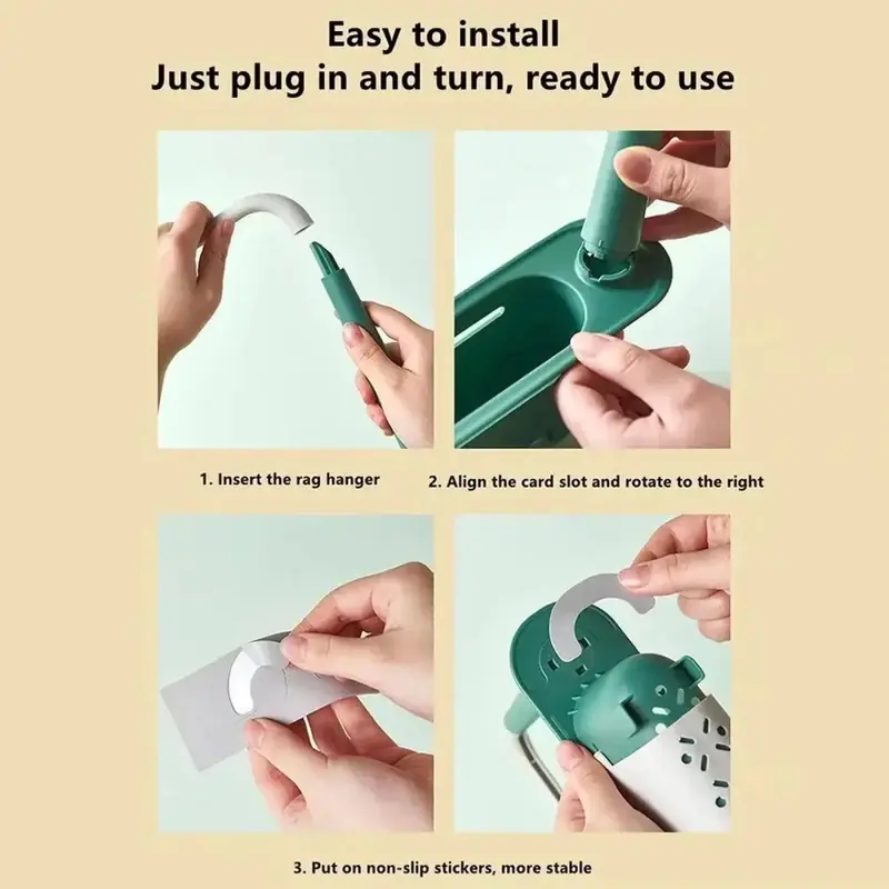 Adjustable Under-Sink Telescopic Storage Rack