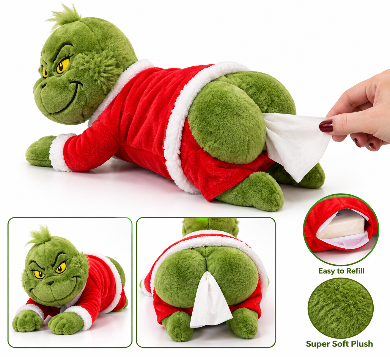 The Grumpy Bum Tissue Holder