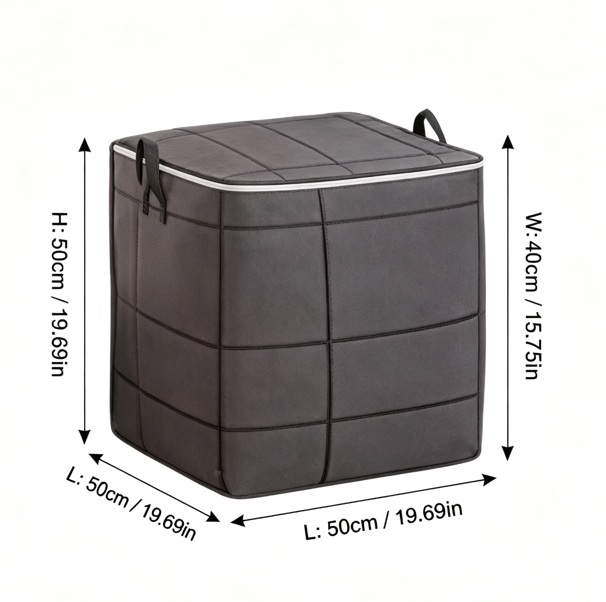 📦✨ Large Capacity Storage Bin Zippered Clothes Organizer Moving Bag 🏠🧺