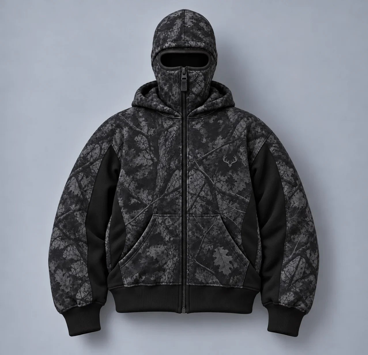 Shadow Black XS HunterZip-HUNTING HOODIE