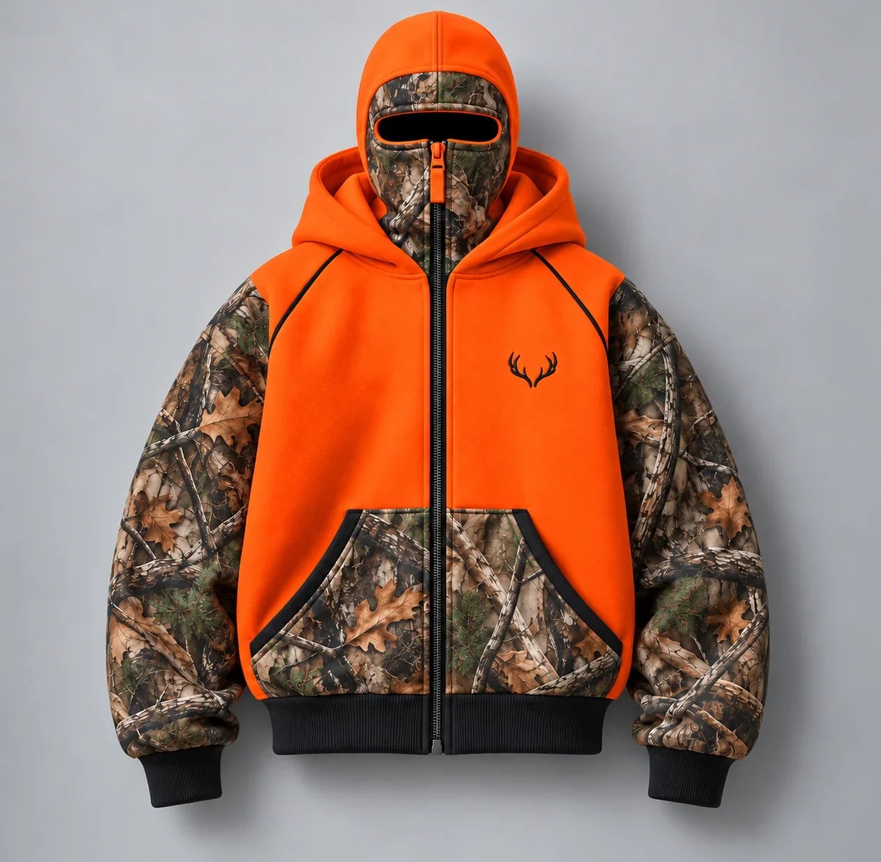 Blaze Orange XS HunterZip-HUNTING HOODIE