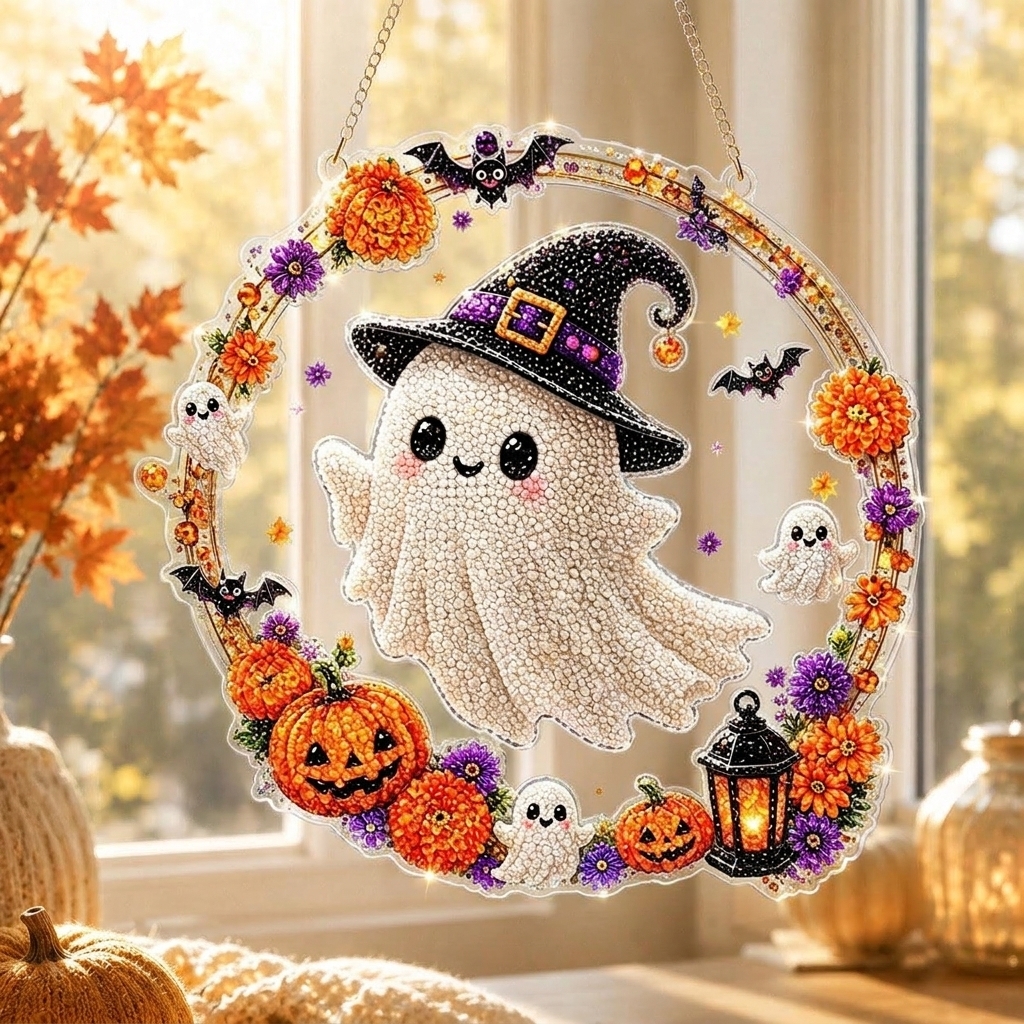 ✨🎃HalloweenPearl Art Hanging Ornament Kit👻