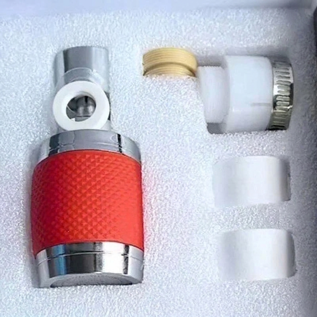 🔥Splash proof booster swivel kitchen filter tap
