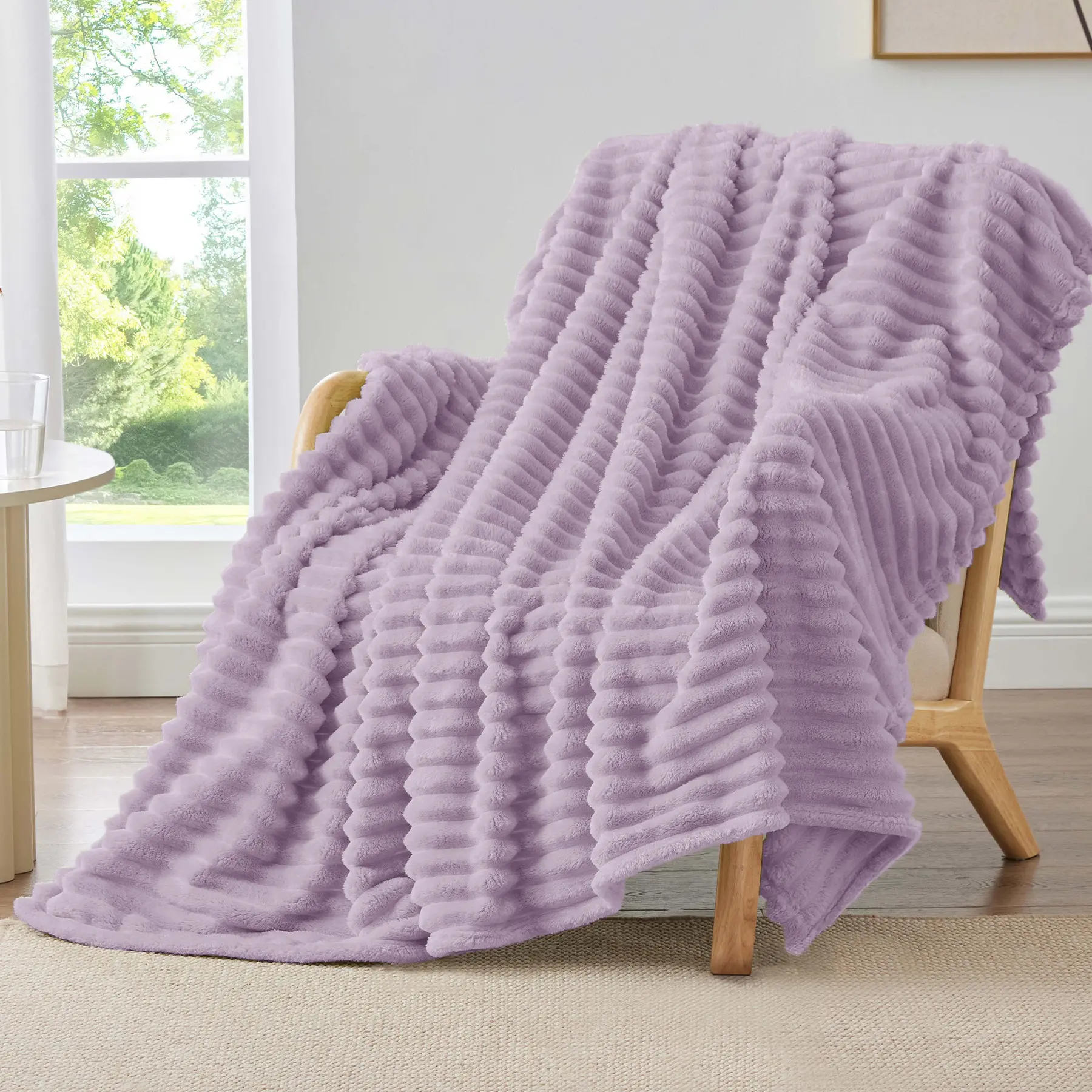 Fleece Cozy Blanket 300GSM Soft Warm Fluffy