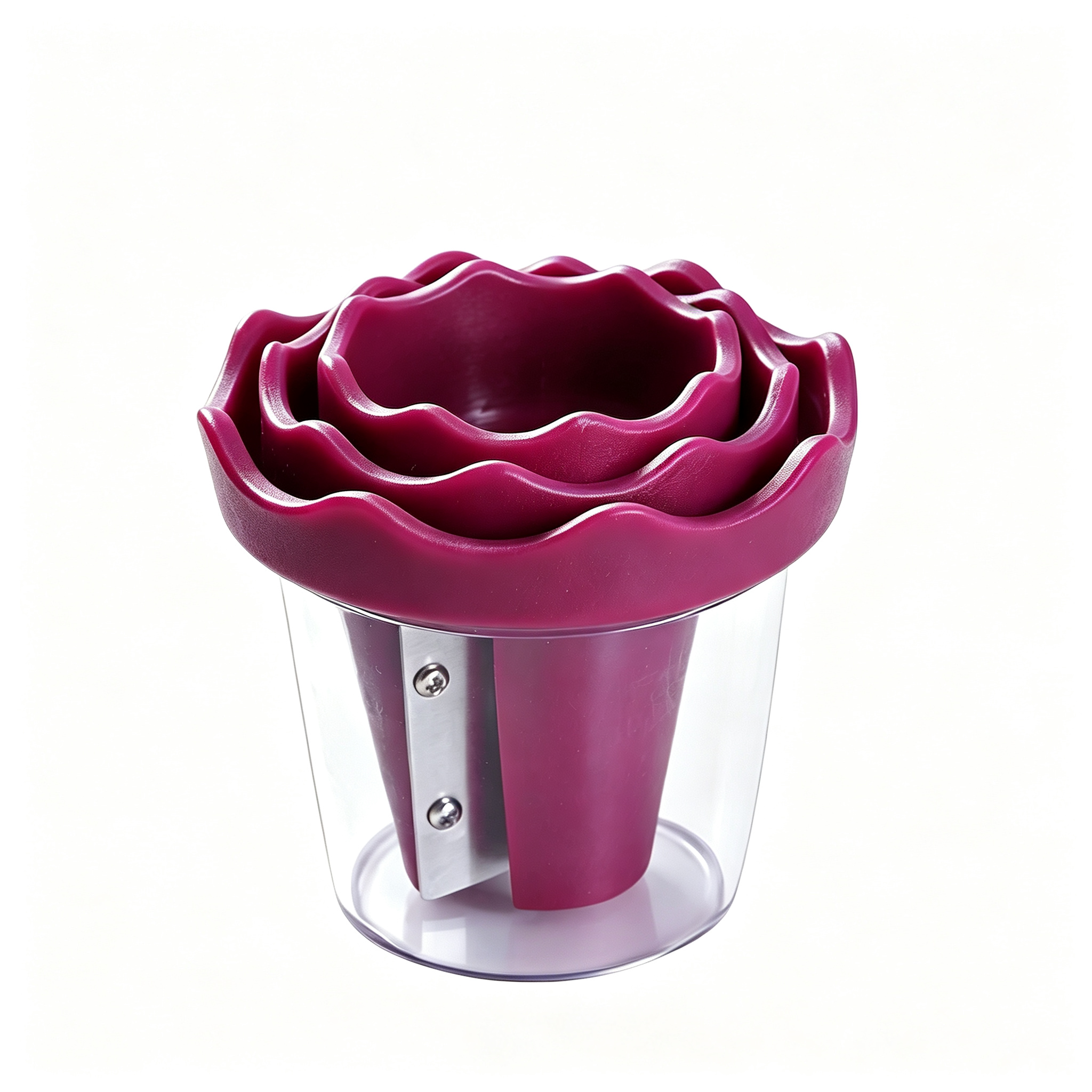 Rose‑Shaped Vegetable Curler, DIY Garnish Slicer for Cucumber Carrot Food Plating