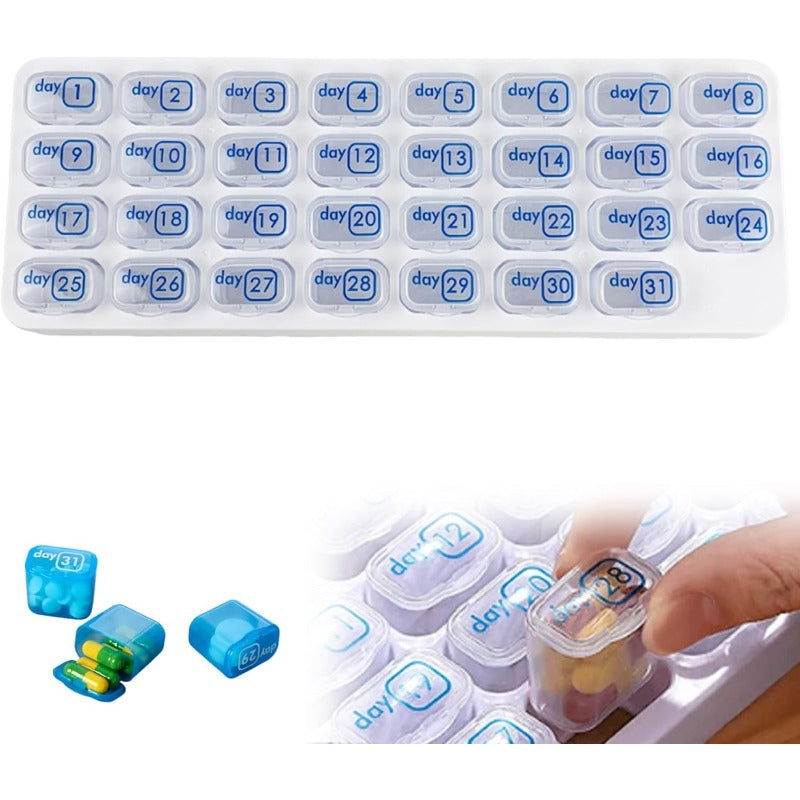 31-Day Pill Organizer Tray