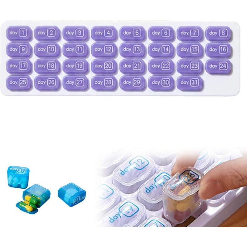 31-Day Pill Organizer Tray
