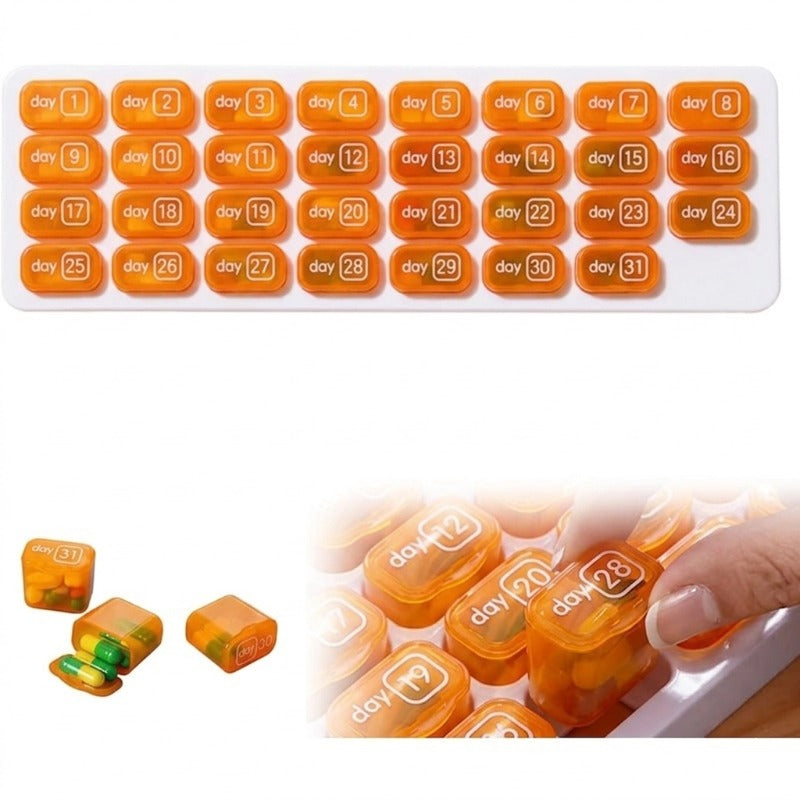 31-Day Pill Organizer Tray