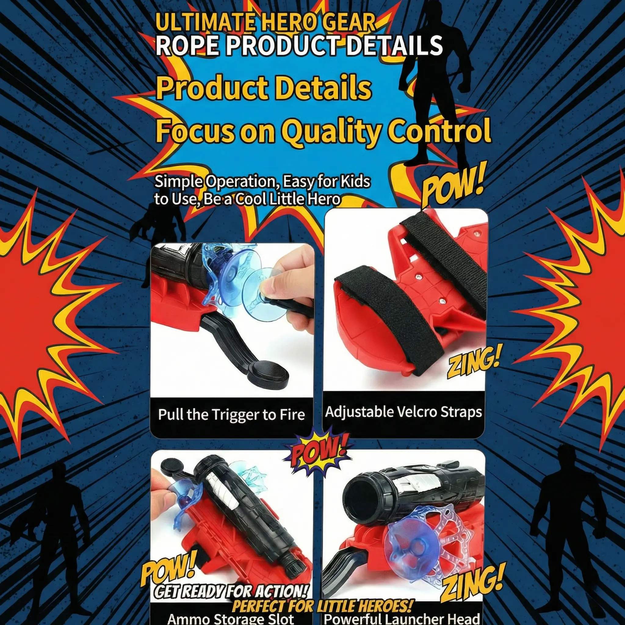 All You Need Spider Silk Web Shooter Toy for Kids 4+