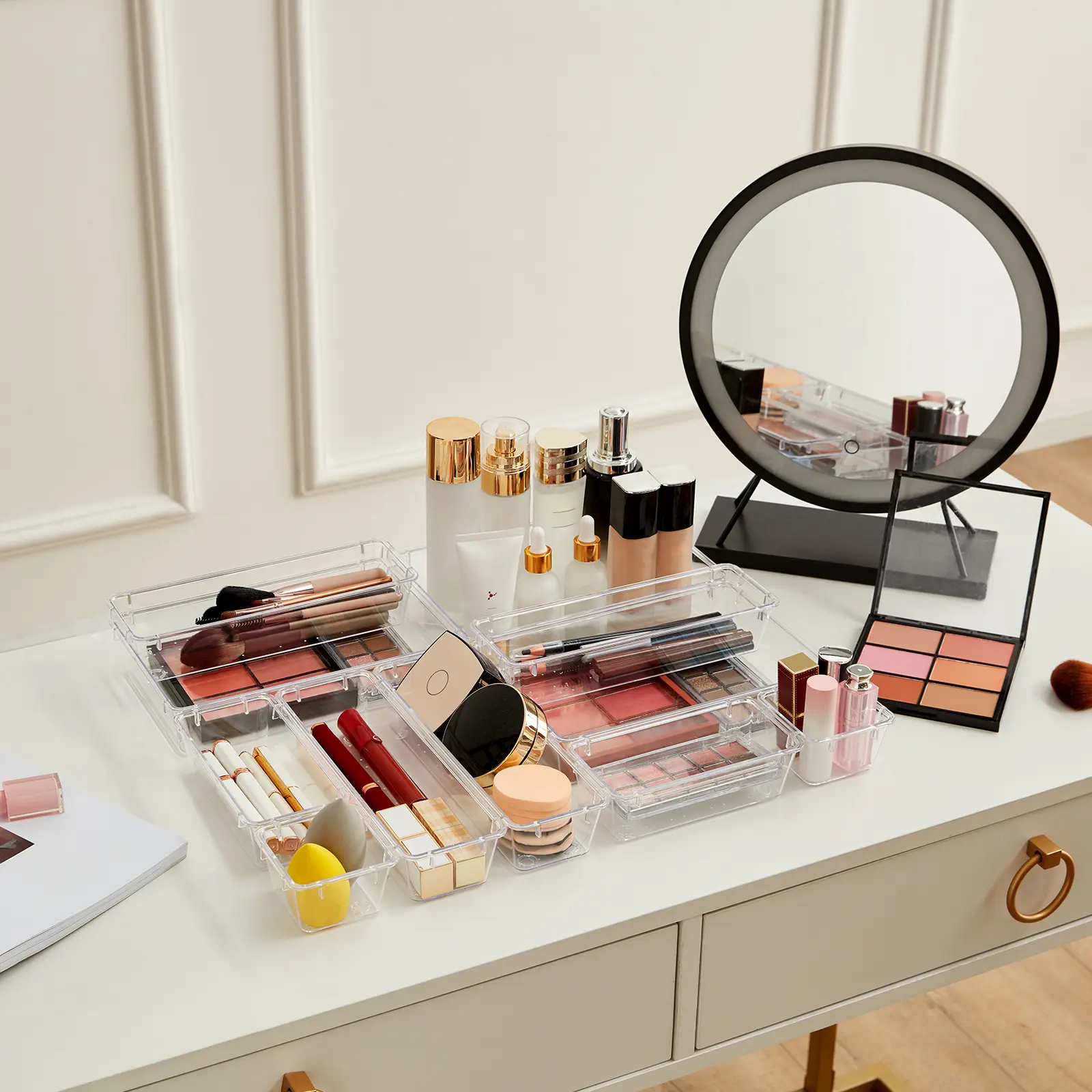 Lifewit Vanity Drawer Organizer for Makeup & Jewelry
