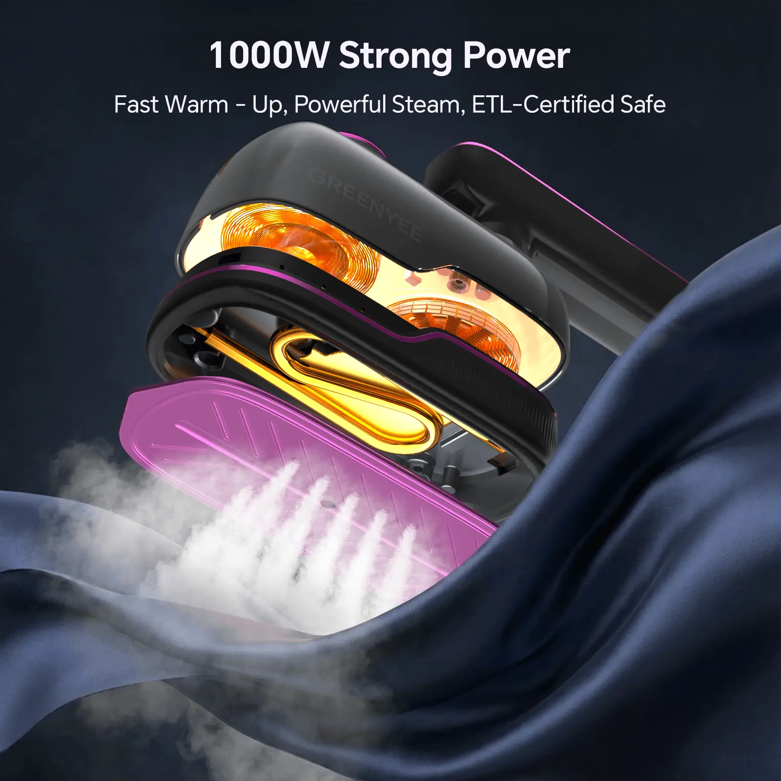 2-in-1 Handheld Clothes Steamer and Iron for Travel