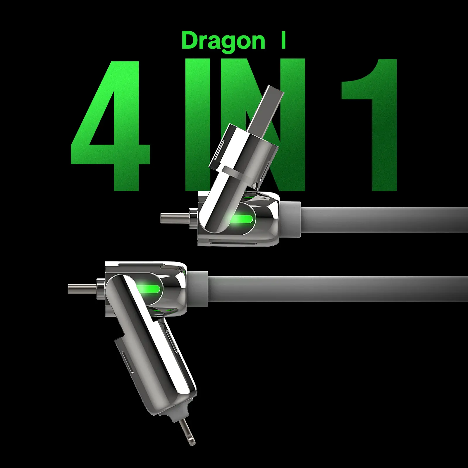 Armored Dragon I 4-in-1 240W Fast Charging Cable