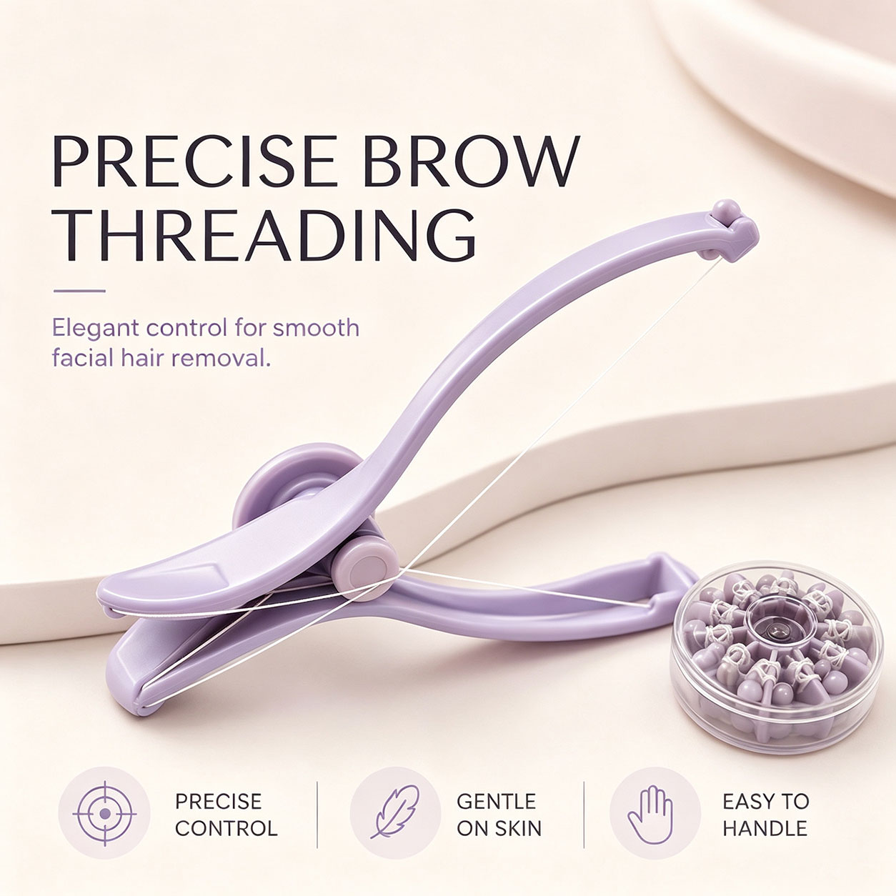 Precise Brow Threading Tool