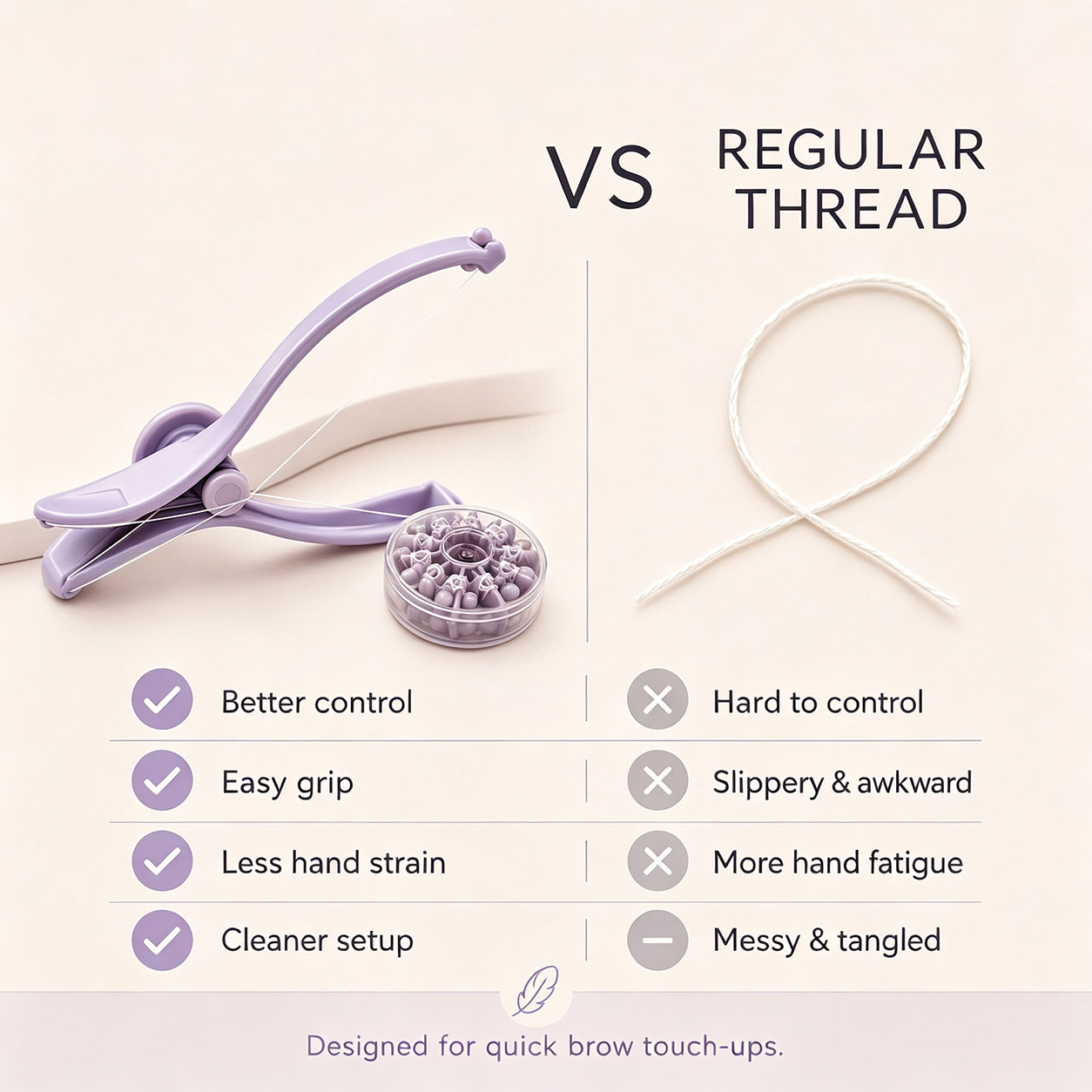 Precise Brow Threading Tool
