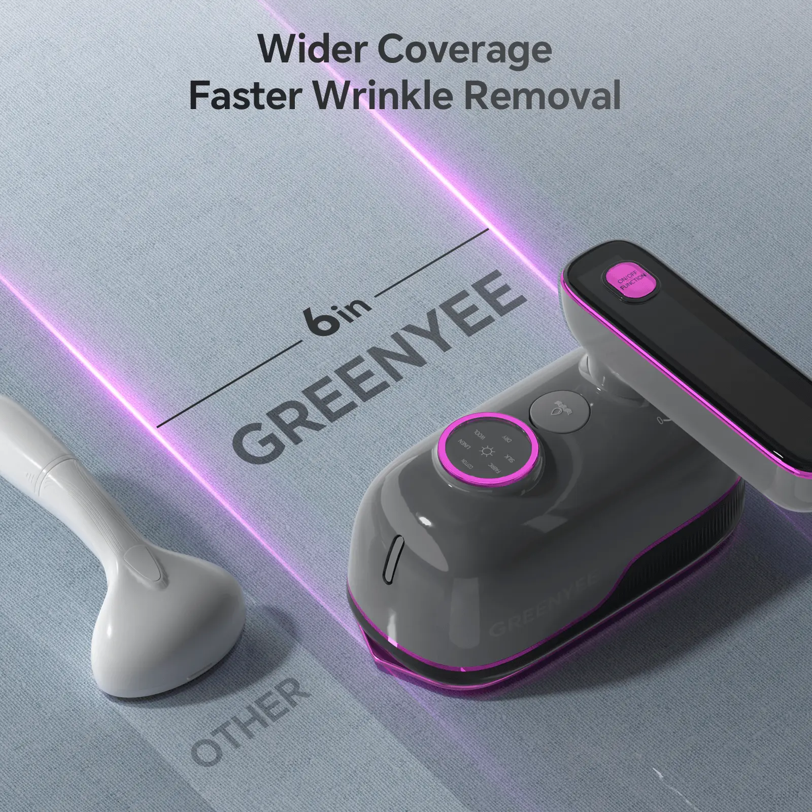 2-in-1 Handheld Clothes Steamer and Iron for Travel