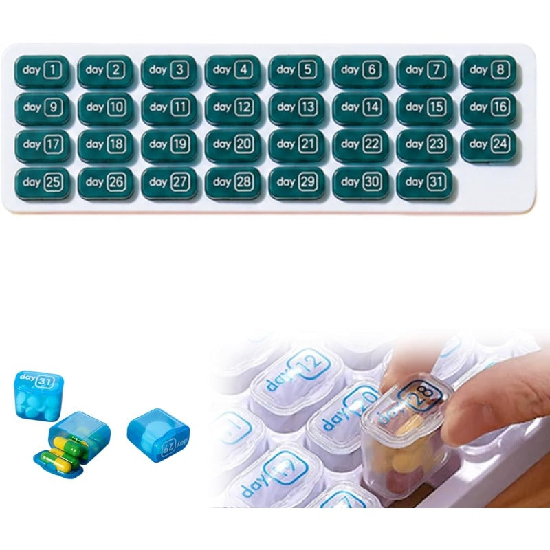 31-Day Pill Organizer Tray