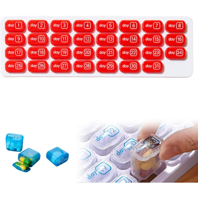 31-Day Pill Organizer Tray