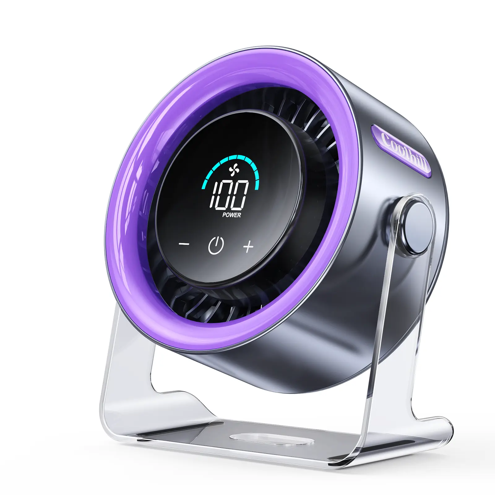 Turbo Table Fan - 100-Speed Quiet Cooling