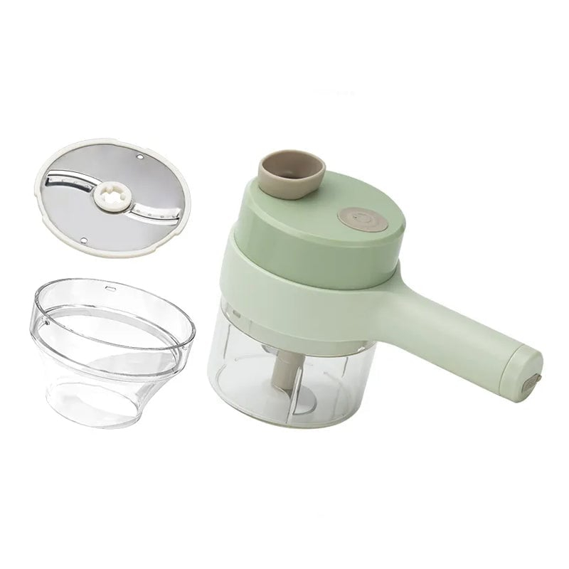 Rechargeable Hand‑Held Wireless Vegetable Cutter, Portable Mini Electric Food Chopper for Kitchen