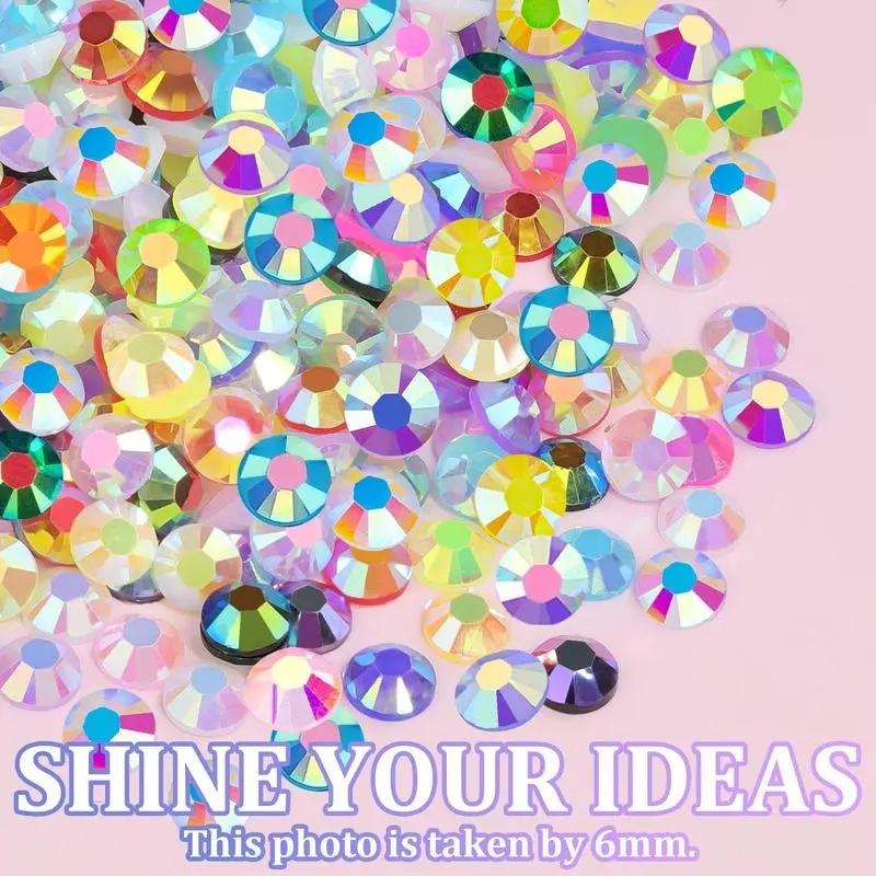 42 Colors 42000pcs Jelly Rhinestones Kit for Nail Art & DIY Craft