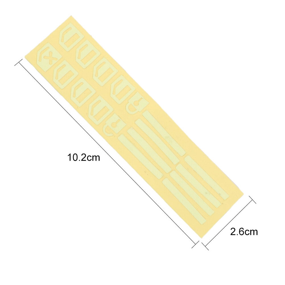 Green Fluorescent Car Window Stickers for Decor Safe and Eco Friendly Use 1 Set