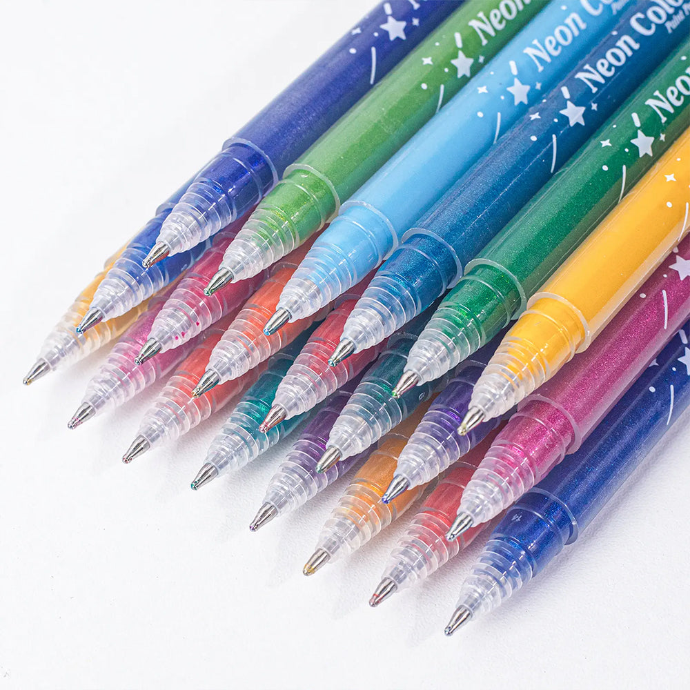 Glitter Gel Pens Metallic Drawing Set