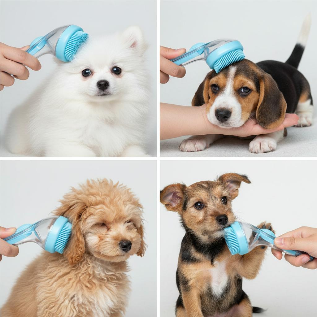 2026 New 2-in-1 Pet Bath & Grooming Deshedding Animal Hair Brush with Built-in Soap Dispenser, 8in×3in×4in, Gentle Massage Tool for Dogs & Cats, Enhances Hair Care, Improves Bathing Experience, Boosts Blood Circulation, Animal Hair Brushes 2026 New 2-in-1 Pet Bath & Grooming Deshedding Animal Hair Brush with Built-in Soap Dispenser, 8in×3in×4in, Gentle Massage Tool for Dogs & Cats, Enhances Hair Care, Improves Bathing Experience, Boosts Blood Circulation, Animal Hair Brushes