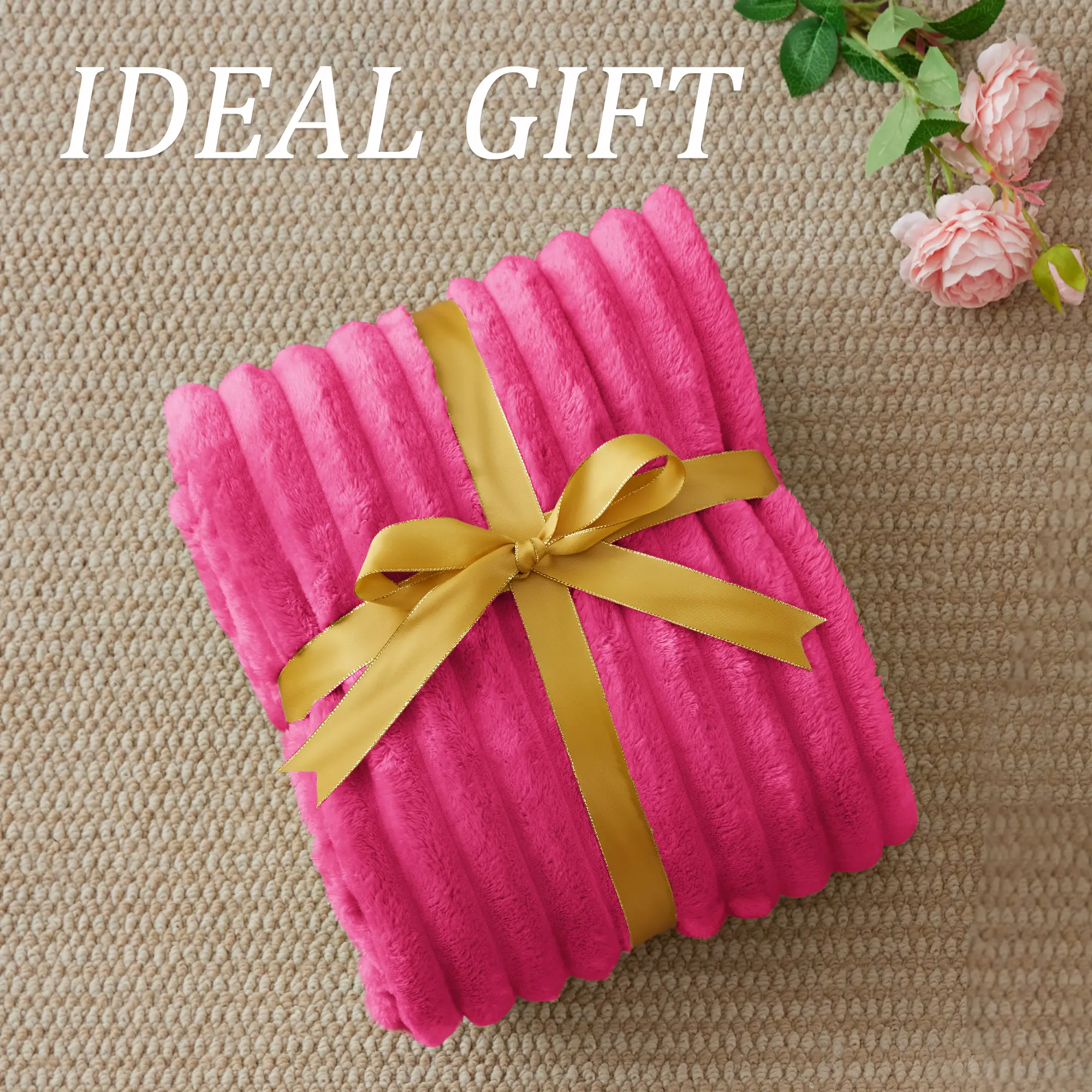 Fleece Cozy Blanket 300GSM Soft Warm Fluffy