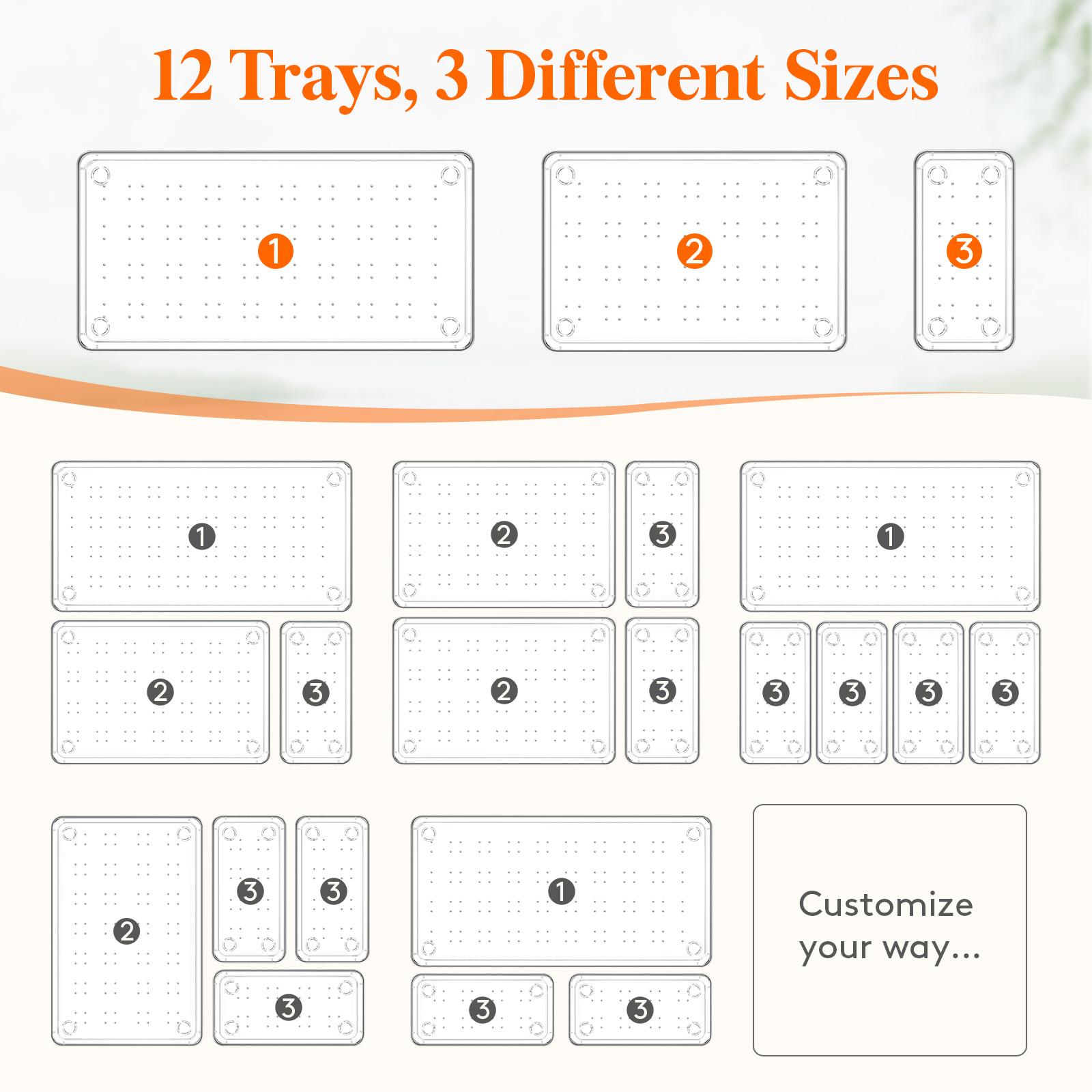 Lifewit Vanity Drawer Organizer for Makeup, Jewelry & Gadgets (Silicone Tabs Not Included) – Portable Storage for Bedroom & Bathroom Organization Storage Plastic #SummerVibes summerwins #DealsForYouDays Lifewit Vanity Drawer Organizer for Makeup, Jewelry & Gadgets (Silicone Tabs Not Included) – Portable Storage for Bedroom & Bathroom Organization Storage Plastic #SummerVibes summerwins #DealsForYouDays