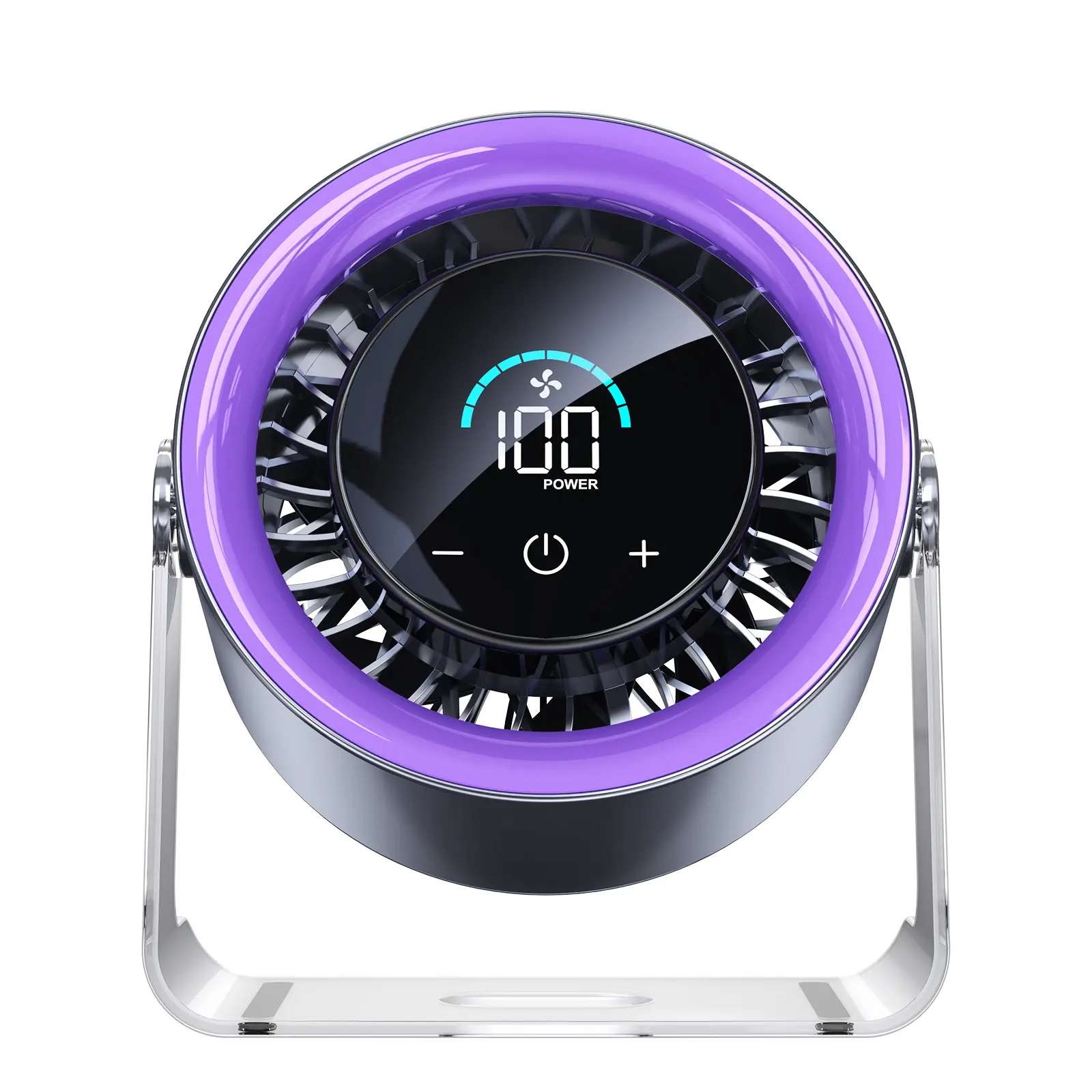 Turbo Table Fan - 100-Speed Quiet Cooling