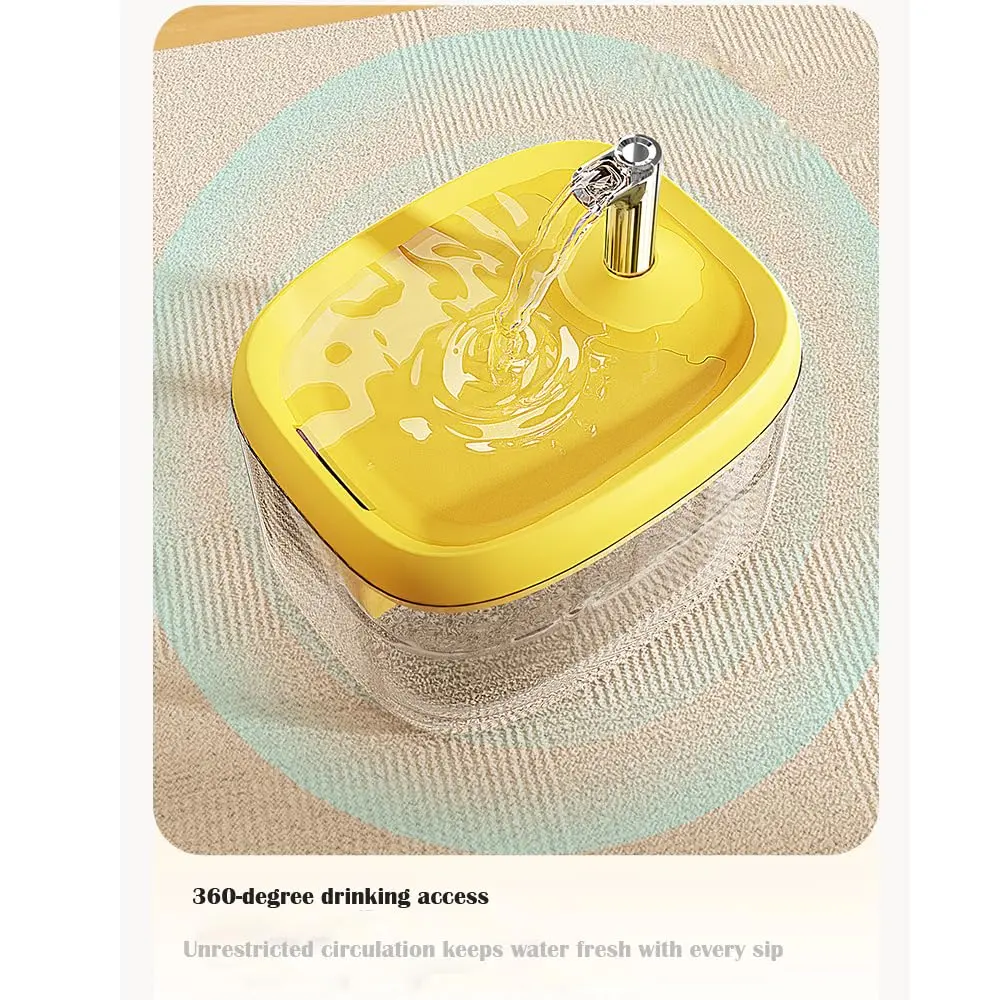 1.5L USB Cat & Small Dog Water Fountain with Filter