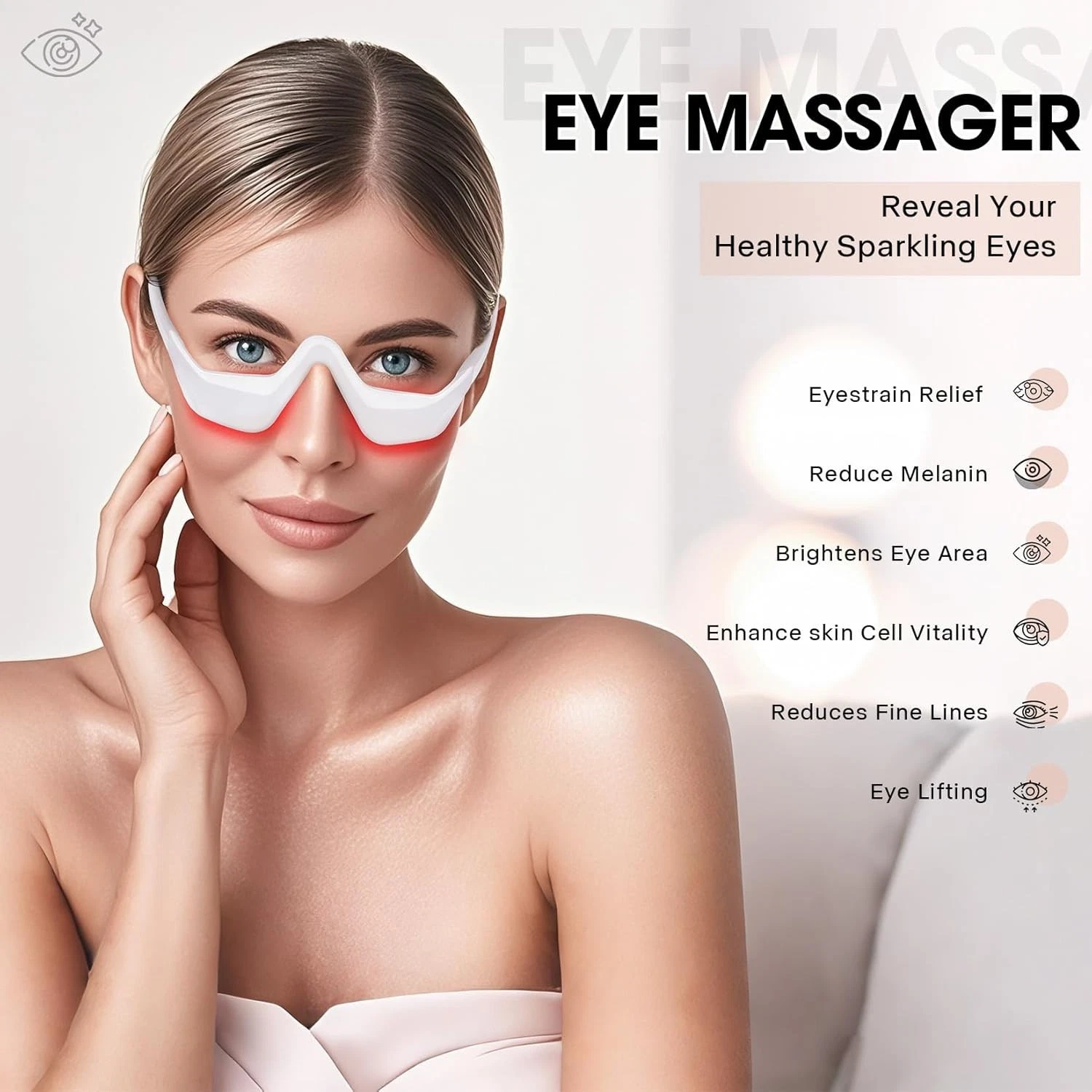 Red Light Glasses Therapy Advanced Under-Eye Renewal