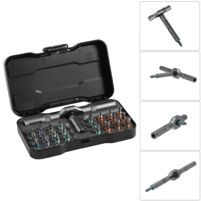 24 in 1 Magnetic Screwdriver Set - Portable Tool Kit