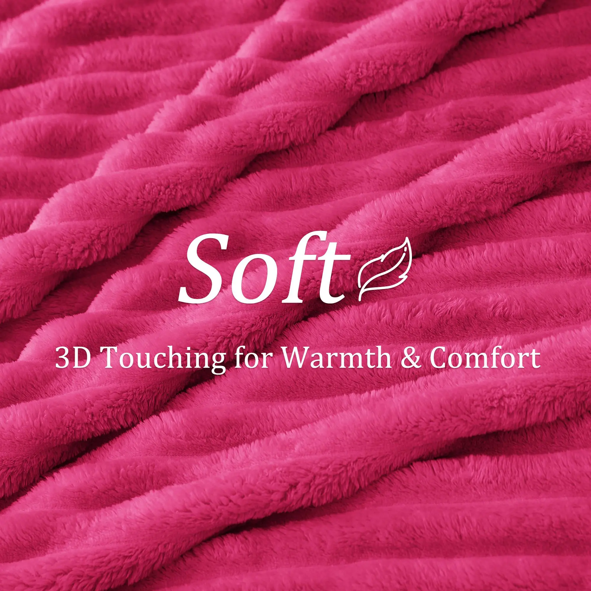 Fleece Cozy Blanket 300GSM Soft Warm Fluffy