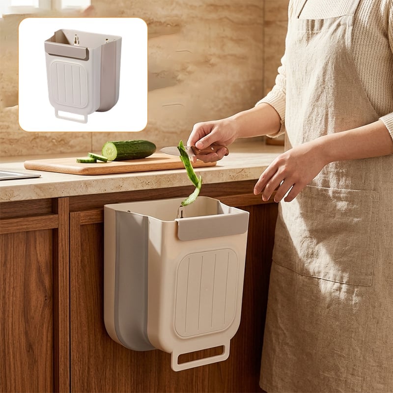 Foldable Wall-Mounted Trash Bin