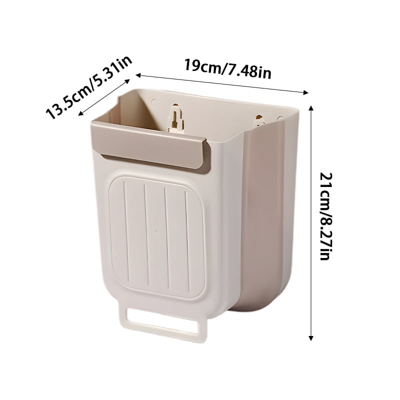 Foldable Wall-Mounted Trash Bin