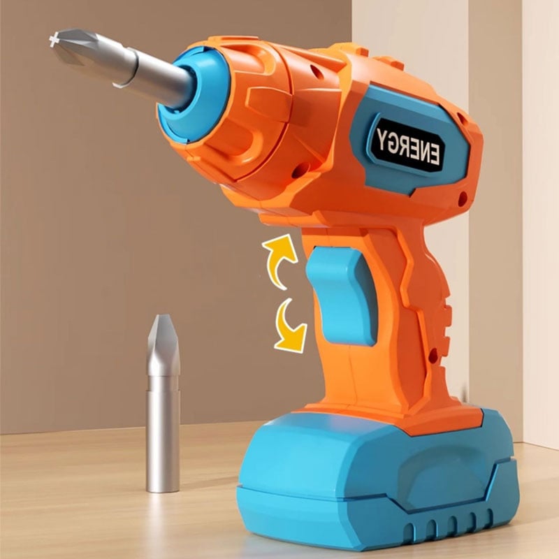 Kids' Electric Drill Screw Building Set