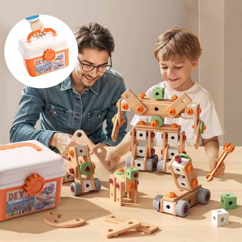 Kids' Electric Drill Screw Building Set
