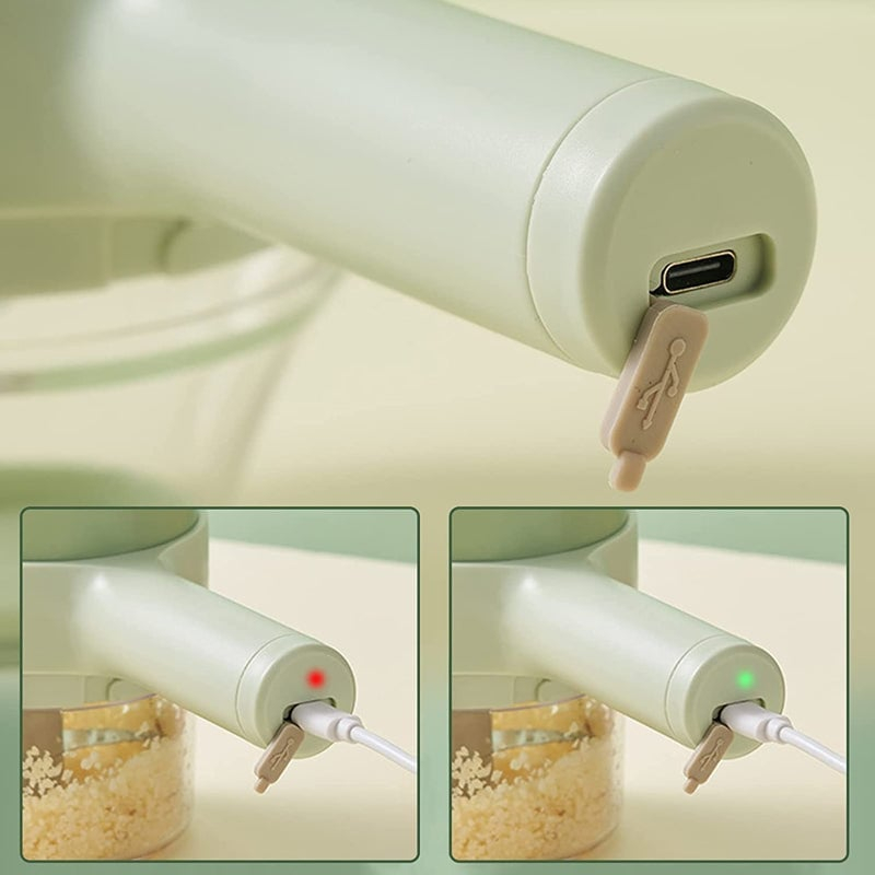 Rechargeable Hand‑Held Wireless Vegetable Cutter, Portable Mini Electric Food Chopper for Kitchen