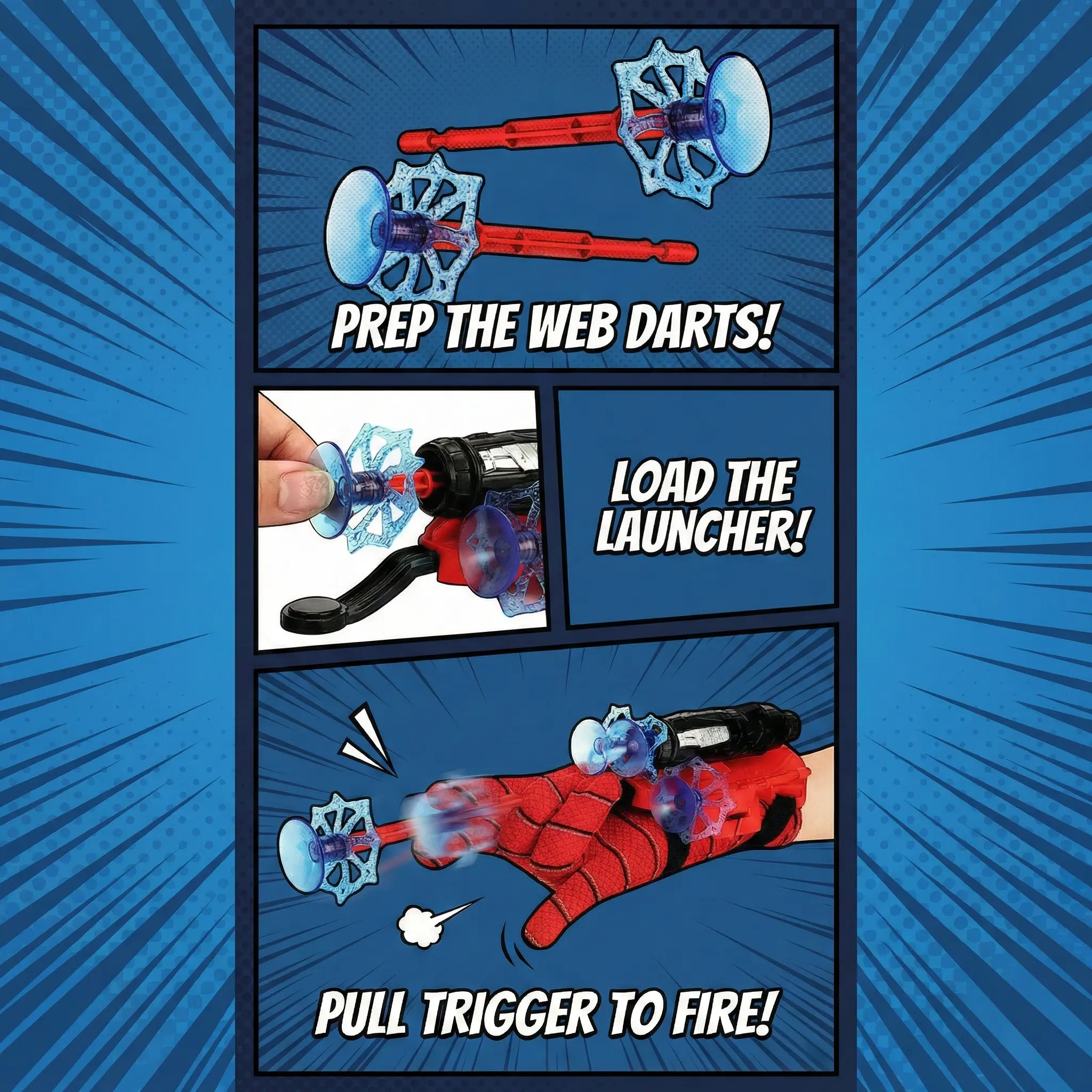 All You Need Spider Silk Web Shooter Toy for Kids 4+