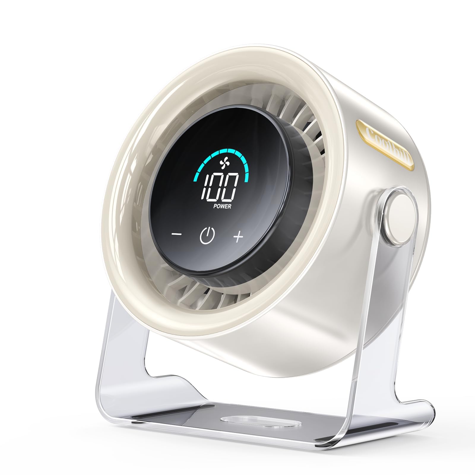 Turbo Table Fan - 100-Speed Quiet Cooling