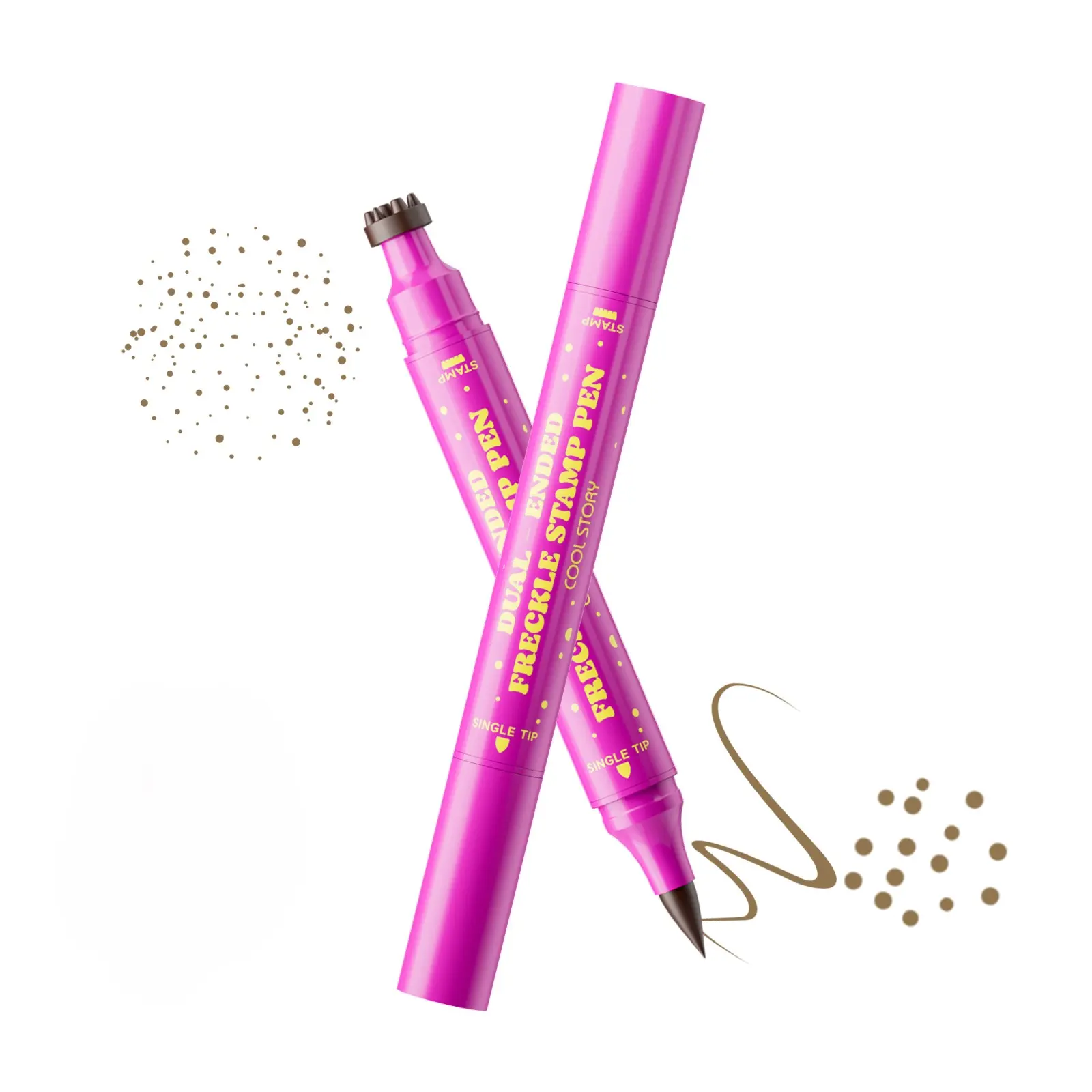 Waterproof Freckles Pen: Faux Freckle Stamp & Eyeliner