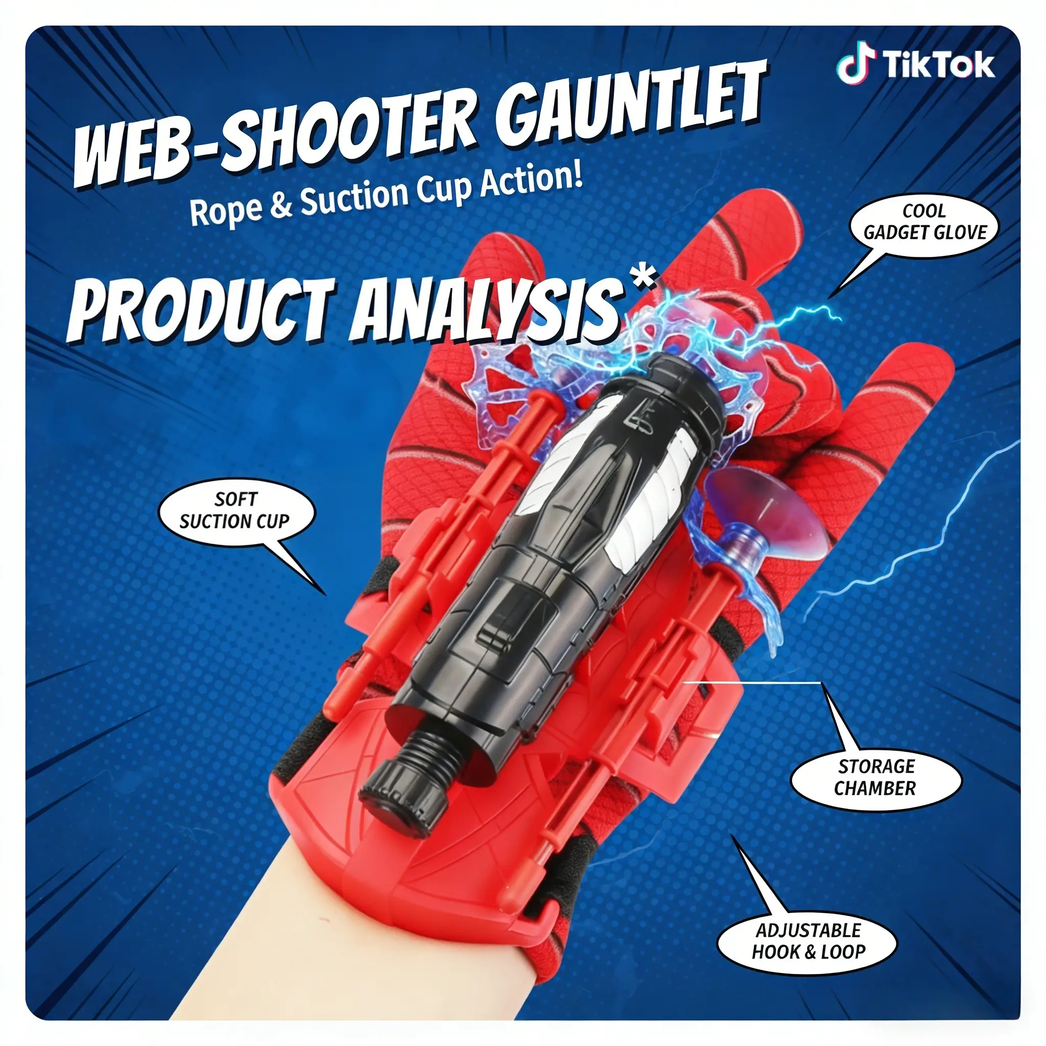 All You Need Spider Silk Web Shooter Toy for Kids 4+