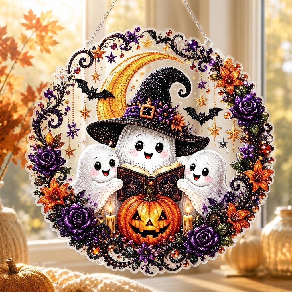 ✨🎃HalloweenPearl Art Hanging Ornament Kit👻